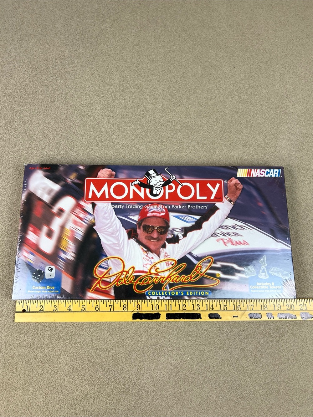 VTG Dale Earnhardt Collector's Edition Monopoly Game, Nascar, 2000. SEALED